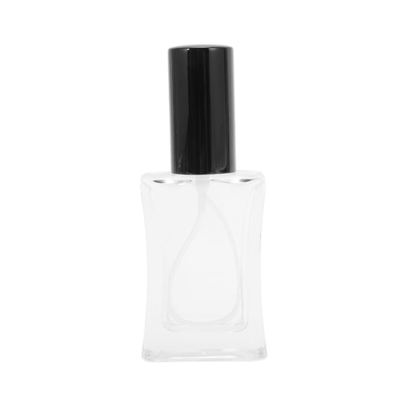 Unique Bargains 1 Pc Elegant Slim Bottle Perfume Bottle for Bathroom 30ml Black