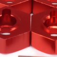 thumbnail image 4 of Montaje hexagonal de rueda Bewildely aleación de aluminio para 1/10 RGT 86100 86100JC FTX5579 rojo, 4 of 6