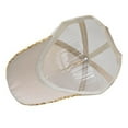 thumbnail image 6 of PMVFHDE Unisex Color Changing Glitter Mesh Baseball Cap Breathable Sun Hat Adjustable Novelty Dad Hat Yellow, 6 of 7
