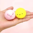 thumbnail image 2 of Lindo bollo de peluche al vapor, cerdo rosa, patito amarillo, bollo de peluche al vapor, viene con vaporera, 2 of 5