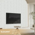 thumbnail image 3 of 29 Sq.Ft 3D Wall Panels, Modern Interior Accent Wall Panel Geometric Textured Wall Tiles for for Living Room Hotel Office,11.8"x11.8", 30Pack, 3 of 7