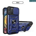 thumbnail image 1 of Funda Redmi Note 12 Pro 4G 5G 12S Case Carcasa Duro Ventana Deslizante Proteger La Cámara Soporte De Anillo Anti-huella Digital a prueba de choques, 1 of 4