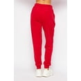 thumbnail image 2 of Velour Comfy Plus Size Joggers Red 1XL/2XL, 2 of 2