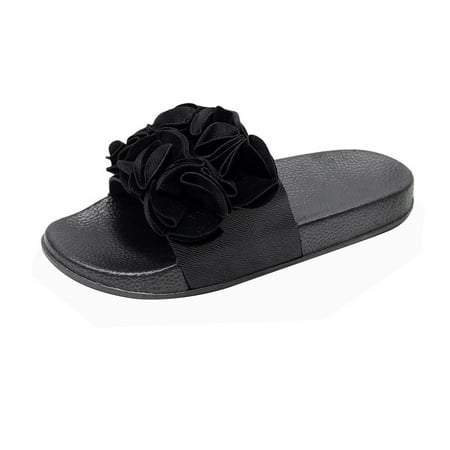 

Womens Sandals Craft Big Flower Craft Beach Sandal Black 42