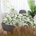 thumbnail image 5 of Yayeee Tablecloths for Rectangular Tables 54 x 54 inch Party Table Cover, Green Floral, 5 of 6