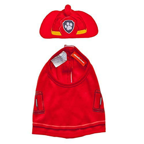 Putte regeringstid Syd Build-a-Bear Clothes PAW Patrol Marshall's Vest & Hat Set 2 piece set -  Walmart.com