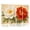 Color 3, variant on 8 Pack Art Acoustic Panels Sound Absorbing Boho Brown Green Orange Peony Floral Vintage Flowers Red Flower Decorative Soundproof Wall Panels Self Adhesive for Nursery Game Room Bedroom 48"x32"