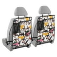 thumbnail image 2 of cartoon penguin 187 Pack Kick Mat Back Seat Protector With Storage Pockets, Universal Car Seat Back Organizer For Pets, Waterproof Backseat Protector For Most Car, 2 of 5