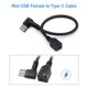 thumbnail image 2 of Cable QAMCBulc Mini USB hembra a USB tipo C macho de 15 cm, 2 of 6