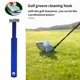 thumbnail image 5 of Eigraketly Afilador de ranuras para palos de Golf de 6 cabezales, herramienta de limpieza portátil para afilar cuñas de Golf, herramienta de limpieza de Golf azul Eigraketly OD000972-05B, 5 of 6