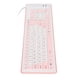 thumbnail image 4 of Teclado plegable de silicona de 103 teclas con cable USB, resistente al agua, silencioso, sin desvanecimiento, para PC y portátil, color rosa, 4 of 14