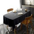 thumbnail image 5 of Lishi Waterproof Rectangle Tablecloth - Stain Resistant, Wrinkle Free, Washable Polyester Table Cover for Dining, Party, Buffet, Wedding (1m x 1m), 5 of 5