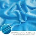 thumbnail image 6 of XeGe Plush Shaggy Duvet Cover Set, Luxury Ultra Soft Fluffy Faux Fur Bedding Sets 3 Pieces Velvet(1 Fuzzy Furry Comforter Cover + 2 Faux Fur Pillow Cases), Zipper Closure (King, Blue), 6 of 7