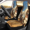 thumbnail image 2 of Sikiie Farm Corgi German Shepherd Car Seat Protector 2 Pack Car Seat Cushion Mat, Car Seat Covers for SUV, Truck, Van, 2 of 7