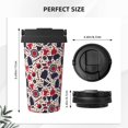 thumbnail image 3 of Logiee Barbeque1 Print Stainless Steel Coffee Tumbler, Travel Coffee Mug, Insulated Coffee Mug with Lid, Spill Proof Coffee Cup, Portable Thermal Mug, 3 of 8