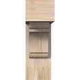 thumbnail image 2 of Ekena Millwork 7 1/2"W x 22"D x 22"H Olympic Block Smooth Bracket w/ Offset Brace, Douglas Fir, 2 of 25