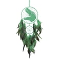 thumbnail image 2 of Dserhfy Dinosaur Dream Catcher Ornament Kids Faux LED Light Feather Dream Catcher Handmade Home Decor Birthday Gift, 2 of 7