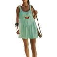 thumbnail image 1 of Faithtur Robe de Tennis pour Femme à Découpes, Ample, Sans Manches, Robes Athlétiques avec Soutien-Gorge Intégré et Ensemble de Shorts pour Entraînement, Robe de Golf, 1 of 6