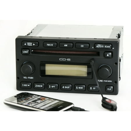 Ford Escape Ebay - Ford Escape Mariner 2005-07 Radio AM FM 6 Disc CD w Aux mp3 Input 5L8T-18C815-EC - Refurbished