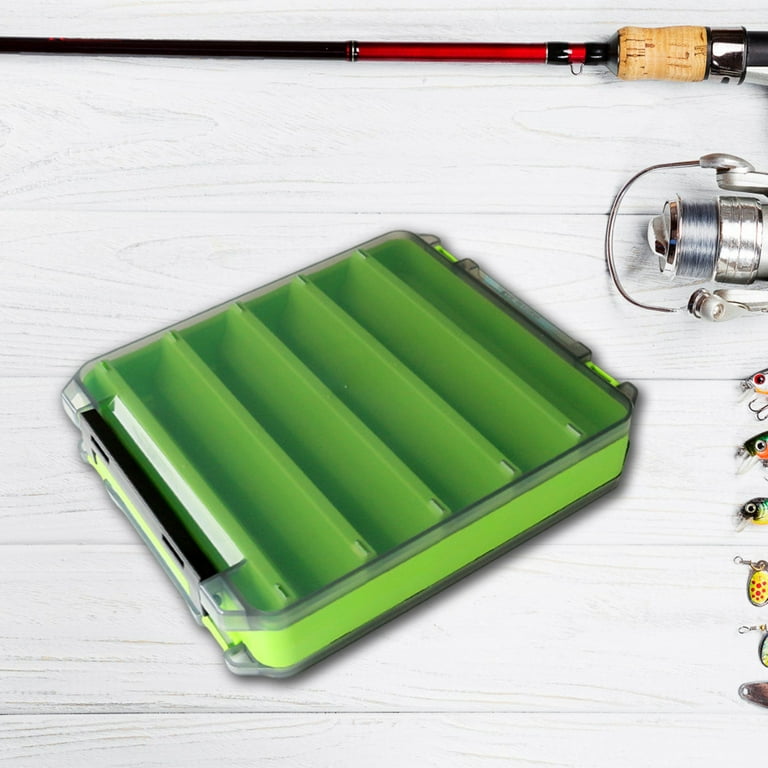 Realyc Fishing Lure Box Tools Storage Double-sided Universal Wear-resistant  Fishing Hook Bait Box 