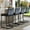 Black+Black, variant on Lecut Counter Height Bar Stools Set of 2, 25" Modern Leather Upholstered Bar Stools with Back and Metal Frame, Kitchen Island Bar Stools for Dining Room, Pub, Bar