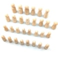thumbnail image 3 of Bearachild 30 piezas de accesorios para muñecas con clavijas, clavijas artesanales de Natural, accesorios de adorno, accesorios de pintura DIY para Decoración del hogar Bearachild HA012329-00, 3 of 6