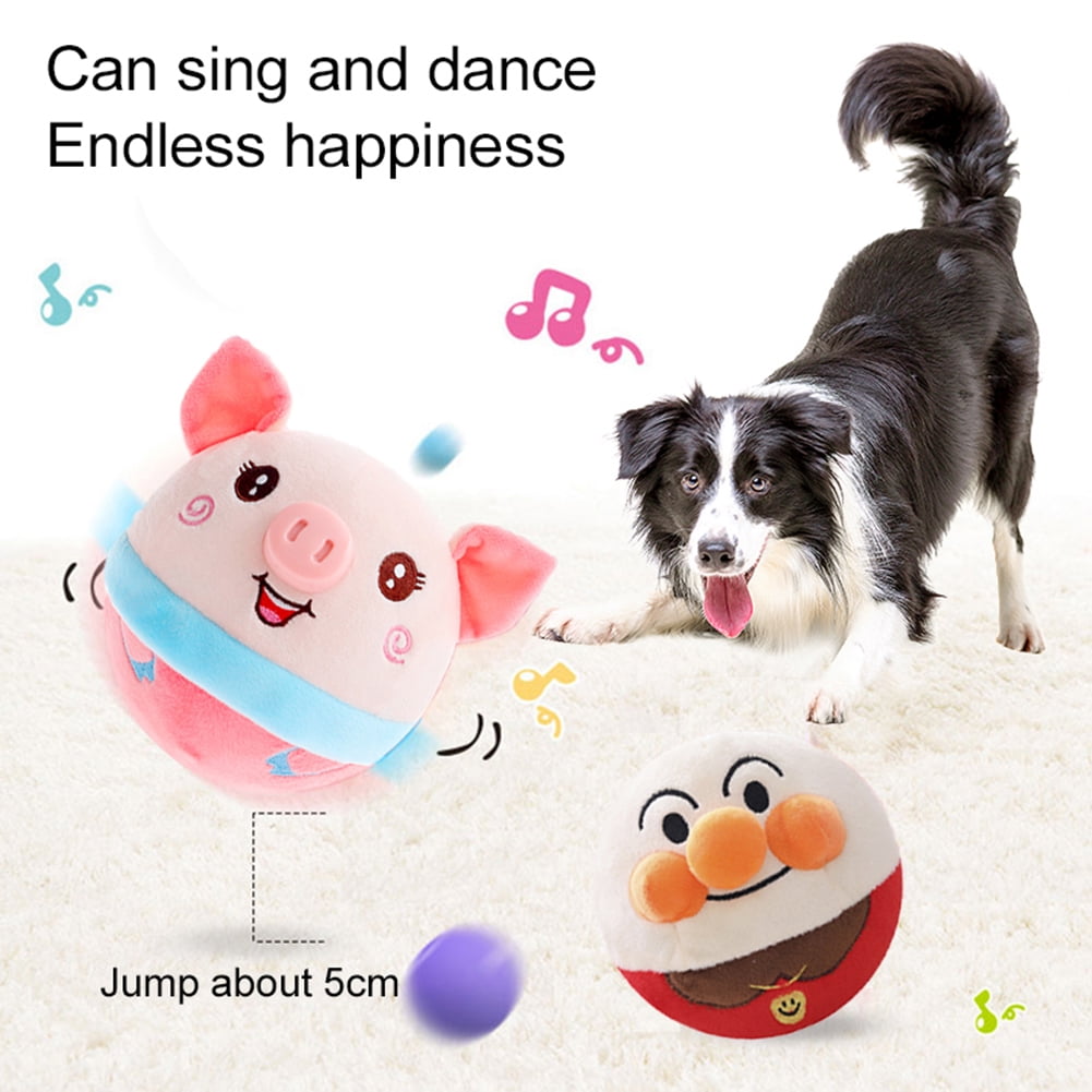 Dog jumping ball sale