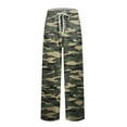 thumbnail image 5 of JGNGSHN Men's Camo Pajama Pants Wide Leg Lounge Pants Drawstring Elastic Waist with Pocket Button Fly Casual Fashion Sleepwear, 5 of 7