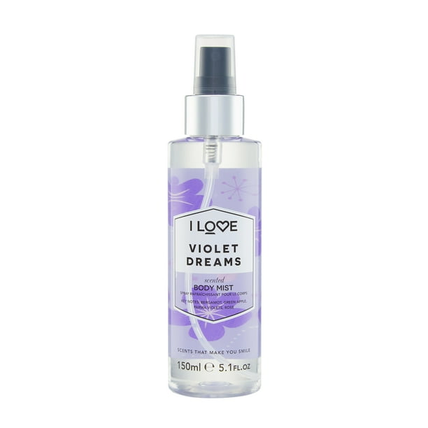 I Love Cosmetics Bruma Corporal, Spray Corporal, Sueños Violetas, 150 ml
