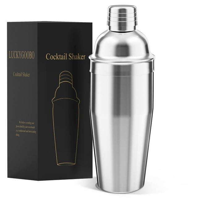 Coctelera LUCKYGOOBO de acero inoxidable de 710 ml