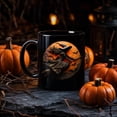 thumbnail image 5 of Halloween Mug,Halloween Desk Decor,Halloween Witch Ceramic Mug, Reusable Festive Coffee Tea Cup for Home Office Desk Decor Holiday Gifting(D 12oz), 5 of 7