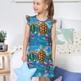 thumbnail image 4 of Balery Little Sea Turtles Camisón de princesa para niñas, pijama de algodón con mangas abullonadas, suave y bonito.-XX-Large, 4 of 6