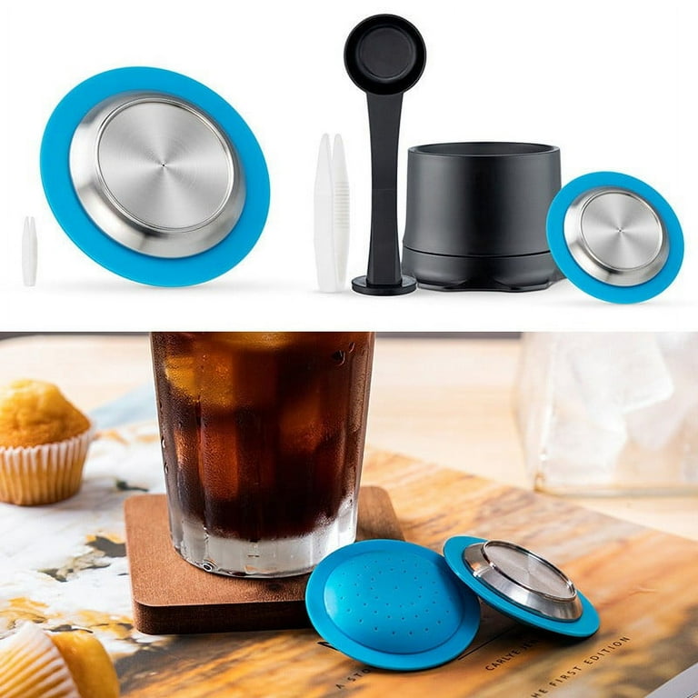 Refillable Coffee Capsule Pod Stainless Steel Filters For Nespresso Zenius Pro Walmart