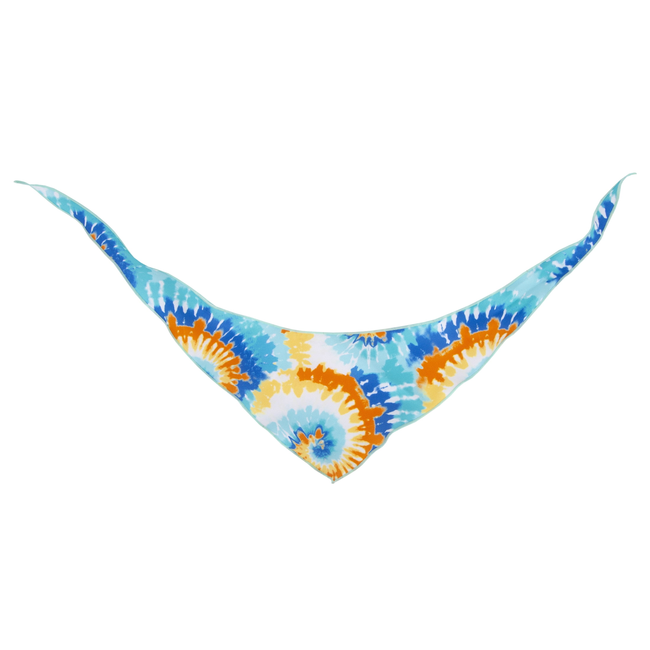Vibrant Life, Dog Clothes, Tie Dye Swirl Pet Hat and Bandana Set, Multi-Color, O/S