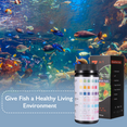 thumbnail image 5 of Sixwipe 7 in 1 Aquarium Test Strips, 100 Strips Fish Tank Test Kit, Pool Test Strips, Freshwater Saltwater Aquarium Water Test Kit to Detect, Alkalinity, Nitrite, Nitrate, Chlorine, 5 of 6