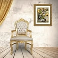 thumbnail image 3 of Wang, Melissa 12x14 Gold Ornate Wood Framed with Double Matting Museum Art Print Titled - Sunflower Bouquet I, 3 of 4