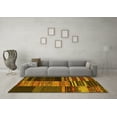 thumbnail image 3 of Ahgly Company Machine Washable Indoor Rectangle Southwestern Yellow Country Area Rugs, 4' x 6', 3 of 4