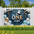 thumbnail image 6 of Decorative Design Happy First Birthday Banner Colorful Balloon Mr. Onederful Party Decoration for Birthday Party Baby Celebration, 6 of 7
