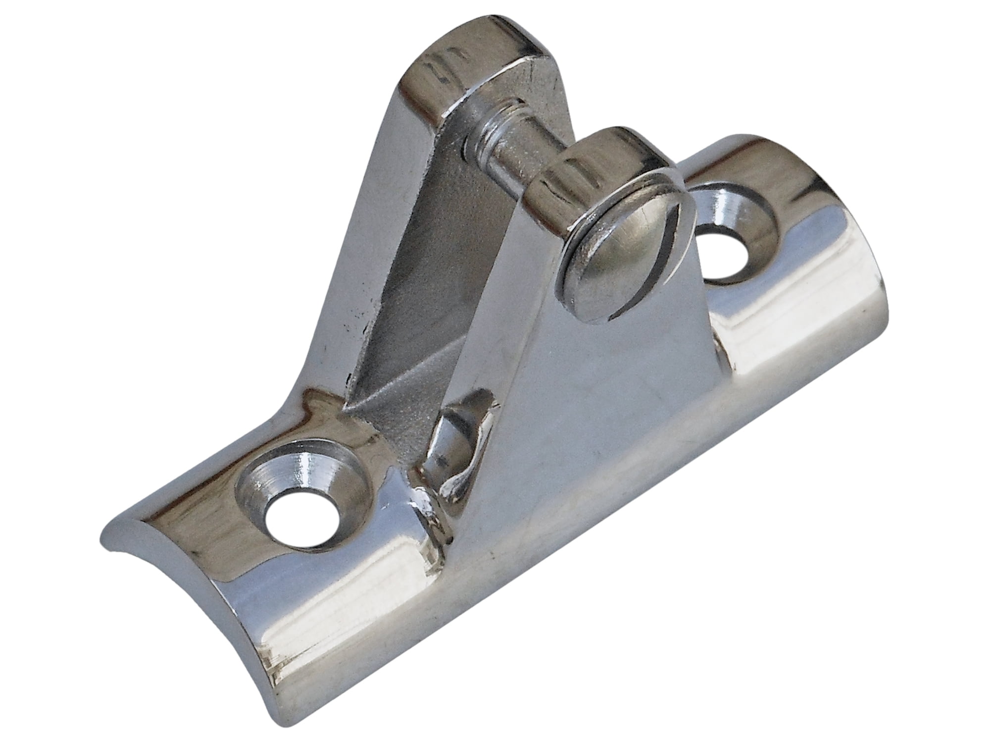 Five Oceans Bimini Top Radius/concave Base Deck Hinge, Rail Mount ? 316