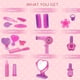 thumbnail image 3 of Juego De Cosméticos De Moda De Pvc Para Niños, Juego De Maquillaje Seguro Lavable Para Niños, Caja De Princesa De Belleza, Juguetes Para Juego De Imitación Para Niñas, Juguetes Para Bebés Serendint FN002504-00, 3 of 6