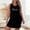 Black, variant on Women's Loose Nightgown Plus Size Summer Sleeveless Nightdress V Neck Night Dress Lightweight Breathable Negligee