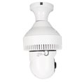 thumbnail image 4 of Cámara de seguridad con bombilla, 1080P, WiFi, casquillo E27, vigilancia de 360 grados, seguimiento automático, visión nocturna, comunicación bidireccional, 110 a 240 V, 4 of 5