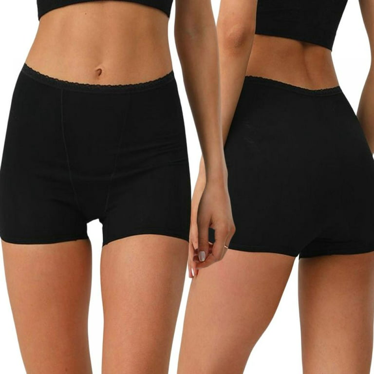 Womens Slip Shorts for Under Dresses High Waisted Summer Shorts 3-Pack