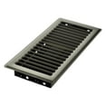 thumbnail image 2 of Imperial 4" x 10" Brushed Nickel Steel Floor Register, Louvered, 1-pk, 2 of 6