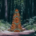 thumbnail image 5 of Honeii African Tribal Style Print Poncho Cape, Cloak Coat, Snuggly Hooded Wearable Blanket, Hooded Cape For Teenagers,Halloween Costumes-Small, 5 of 7