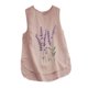 thumbnail image 1 of Mujeres Tank Top Camisetas sin mangas Vintage de cuello redondo para mujer, blusa sin mangas de verano con estampado mujer, camisa informal de algodón y lino, chalecos sueltos para mujer, (Pink, S), 1 of 3