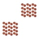thumbnail image 2 of Advancent 50 piezas botón hueco Color sólido decorativo DIY reemplazo viento abrigo chaqueta camisa tejido sujetador Snap café rojo 2Conjunto, 2 of 6
