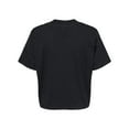 thumbnail image 2 of LAT B06838105 Women Boxy T-Shirt, Blended Black - Large, 2 of 4