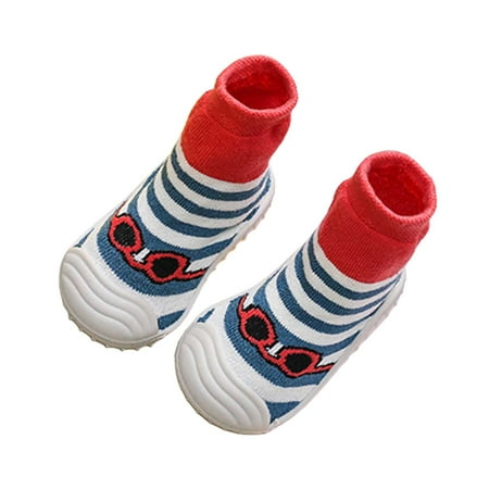 

BueatyH Autumn Winter Baby Toddlers Floor Socks Infant Girls Boys Thicken Warm Shoes