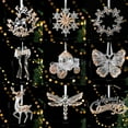 thumbnail image 5 of MOMOJIA Design Acrylic Snowflakes Ornament Ideal For Modern Holiday Interior Styling, 5 of 20